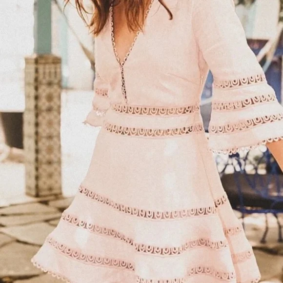 saylor pink dress Azazie Saylor